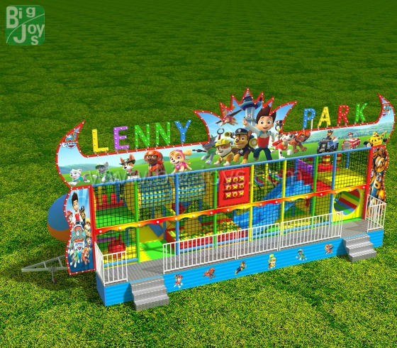 Cartoon-Themed Children's Play Center